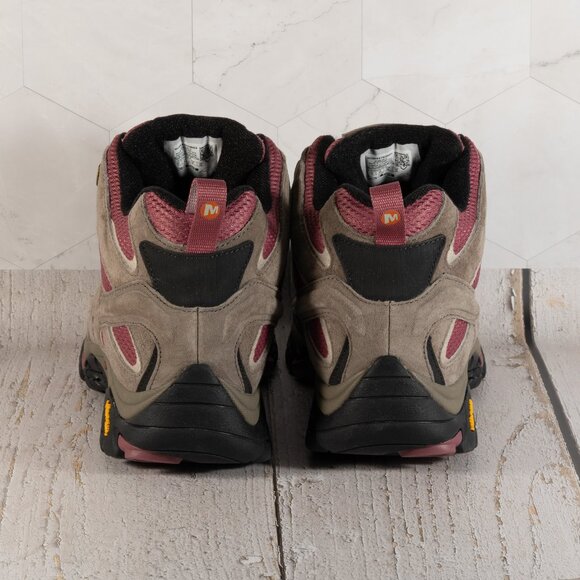 Merrell Women's Moab 2 Mid Wp Boulder Blush Boulder/Blush Size 12 M - Picture 3 of 15